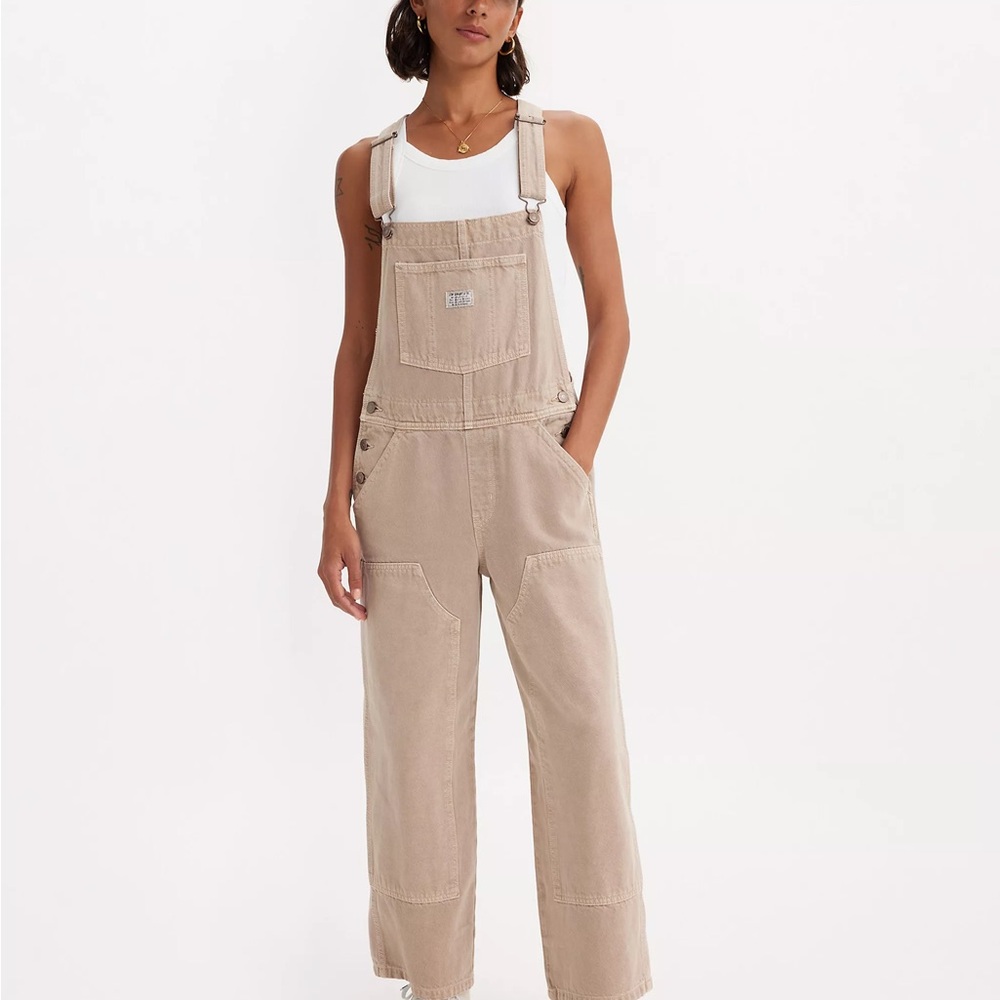 Levi's Women's Tan Jeans Overalls